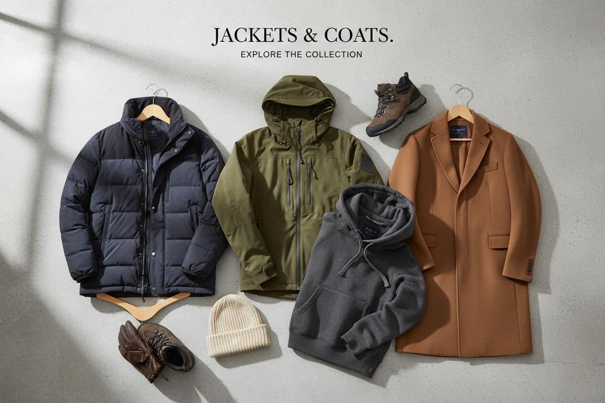 Jackets & Coats Collection Banner