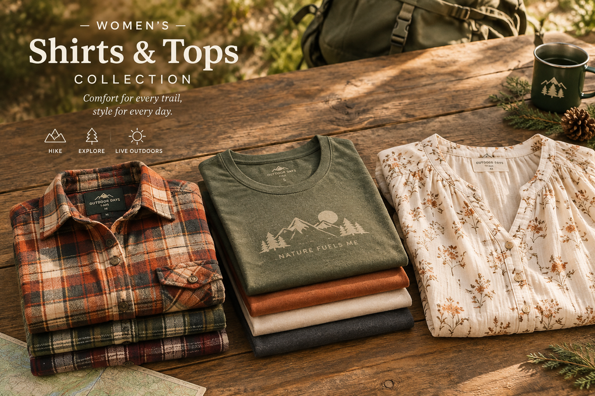 Women's Shirts & Tops collection banner