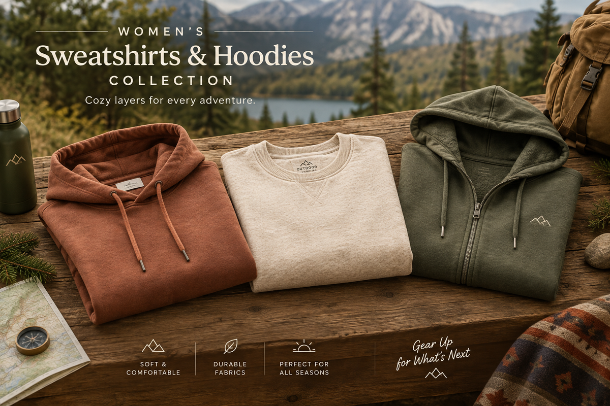 Women's Sweatshirts & Hoodies collection banner