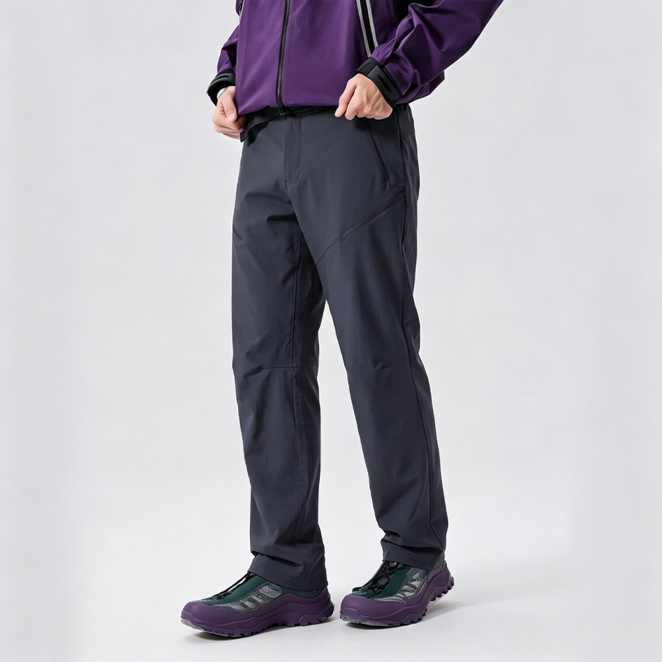 Men's Waterproof Breathable Stretch Softshell Outdoor Hiking Pants