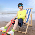 Ice Silk Quick-Drying Boys Summer Set Tank Top & Shorts