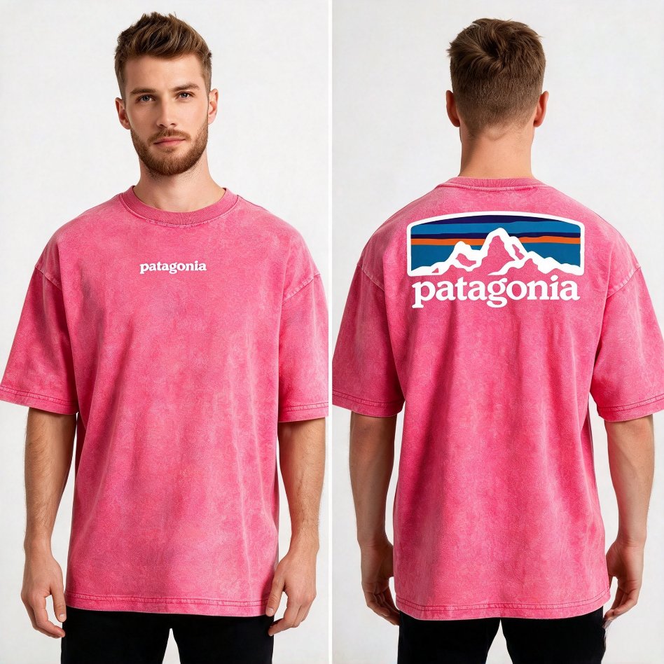 Patagonia Men's P-6 Logo Washed Vintage Short Sleeve T-Shir