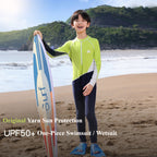 UPF50+ UV Protection Boys Antibacterial One-Piece Rash Guard