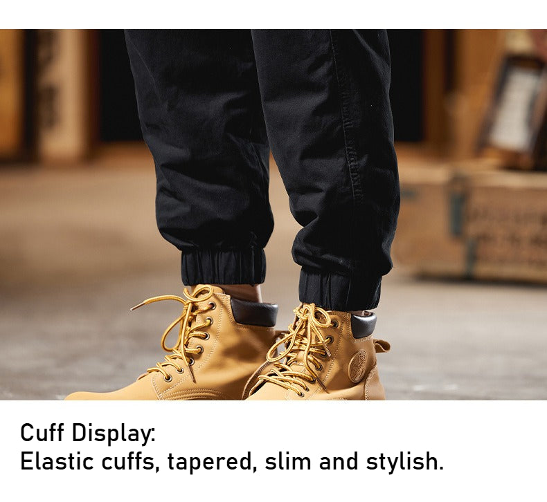 Men's Loose Straight-Leg Casual Pants - Sporty Casual Style for Autumn