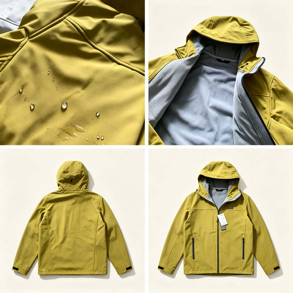 Patagonia Soft Shell Fleece Windproof Waterproof Hooded Jacket
