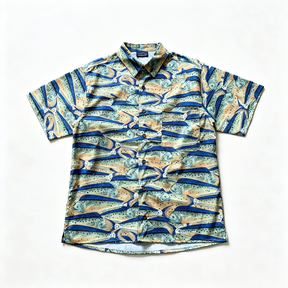Patagonia Printed Short Sleeve Shirt - Sea Fish