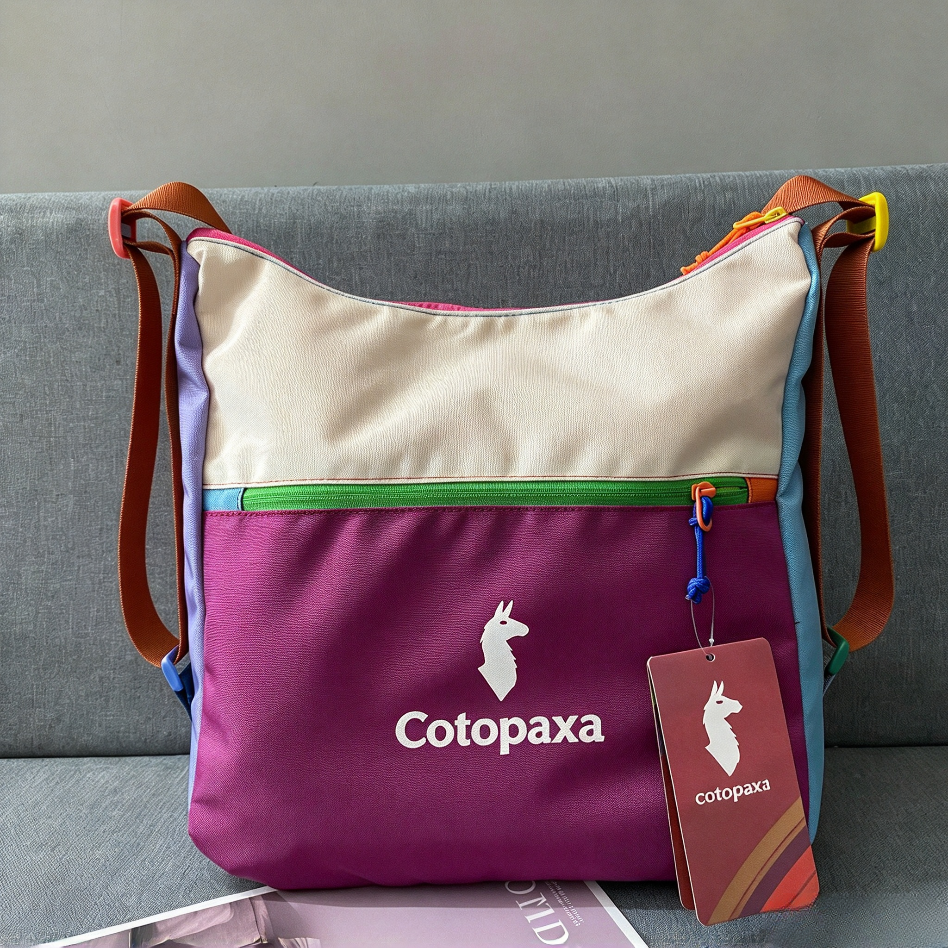 Cotopaxi Del Dia Style Color Block Crossbody 17L Tote Bag
