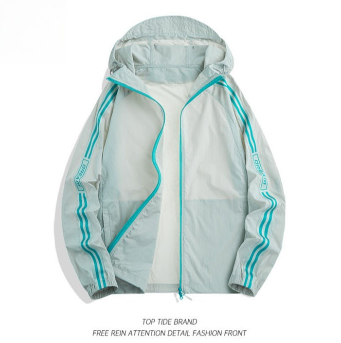 UPF100+ Women Color‑Block Sun Protection Jacket Lightweight Breathable Outdoor Summer Top