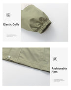 Spring and Autumn children's three-in-one jacket, windproof and waterproof two-piece set for boys and girls, children's outdoor warm jacket