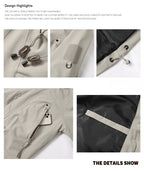 Youth popular jacket, the same Japanese simple style for men and women, versatile windproof and rainproof jacket