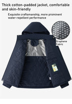 Women's and men's jackets are windproof and waterproof, and padded jackets.