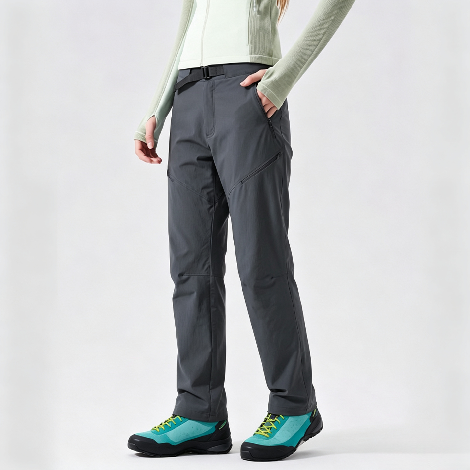 Unisex Waterproof Breathable Hiking Pants, Stretch Straight‑Leg Outdoor Casual Trousers