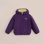 B.Duck Reversible Fleece-Lined Kids' Jacket | Unisex Boys Girls Autumn Winter Water-Resistant Softshell Windbreaker