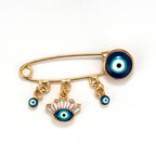 Evil Eye Brooch/Ball Pin