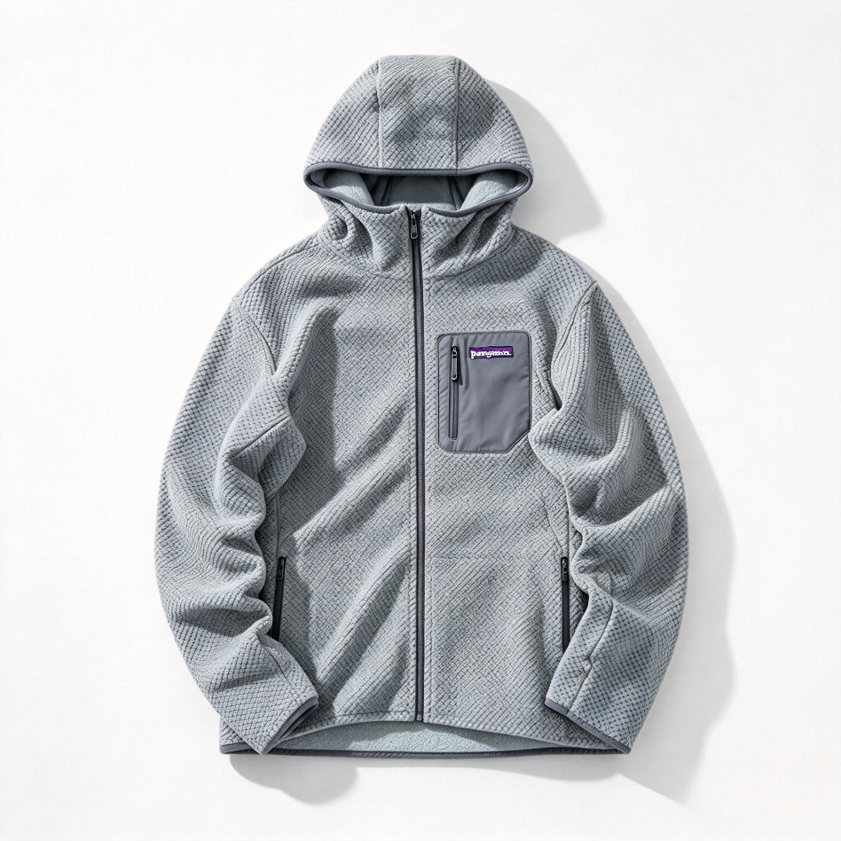 Patagonia R1 Air Full-Zip Hoody  Warm, Breathable Grid-Pattern Fleece
