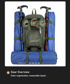 Premium lightweight outdoor backpack, large-capacity travel mountaineering bag