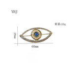 Evil Eye Brooch for Women, Full Diamond