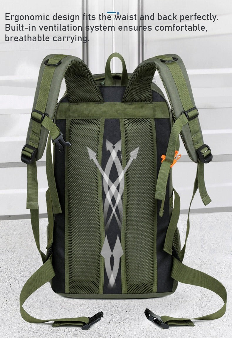 Premium lightweight outdoor backpack, large-capacity travel mountaineering bag