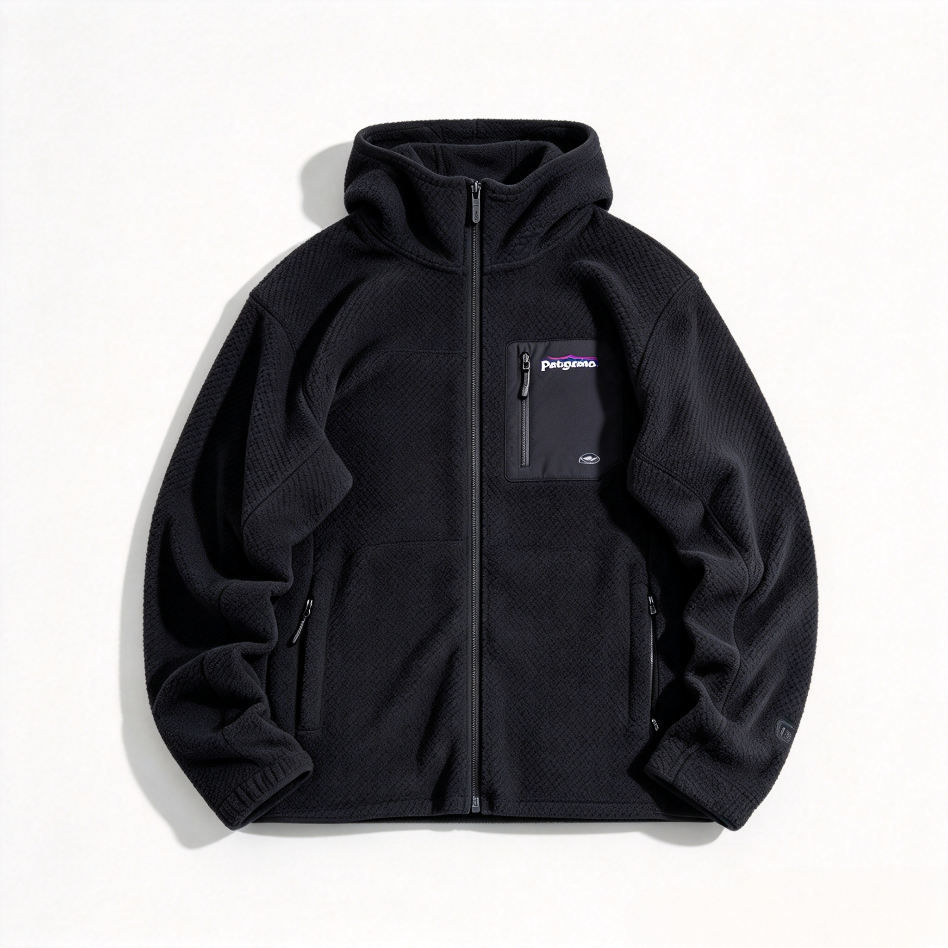 Patagonia R1 Air Full-Zip Hoody  Warm, Breathable Grid-Pattern Fleece
