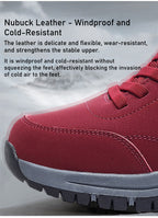 Winter Unisex Men's Snow Boots - Fleece-Lined Thickened Warm Mid-Calf High-Top