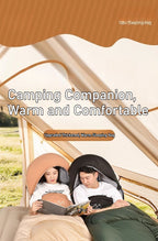 Portable Adult Fall Winter Sleeping Bag - Outdoor Thickened Warm Windproof Cold-Resistant for Car