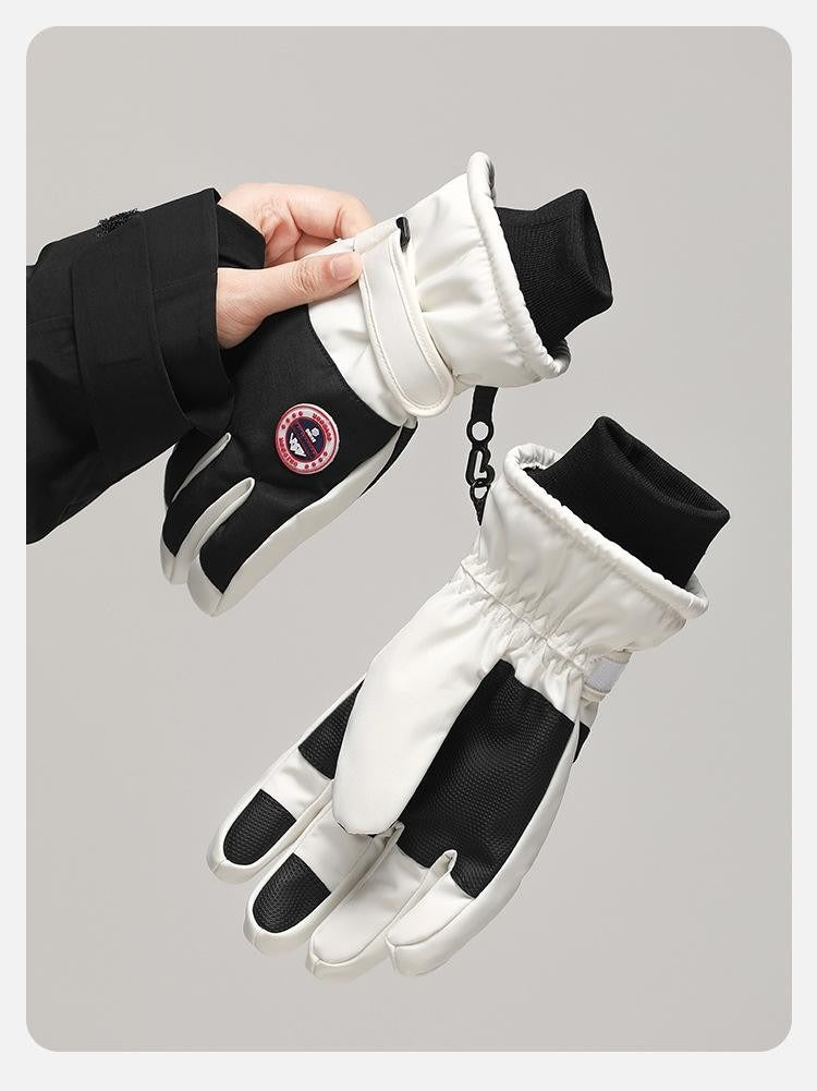 Thickened Winter Unisex Ski Gloves - Adult Hiking  E-Bike Use