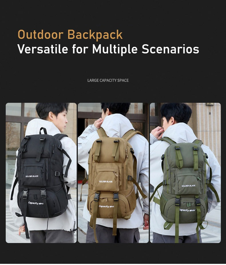 Premium lightweight outdoor backpack, large-capacity travel mountaineering bag