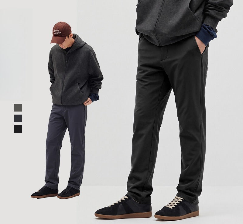 WENHOUU Unisex Fleece Lined Cupro Stretch Softshell Hiking Pants