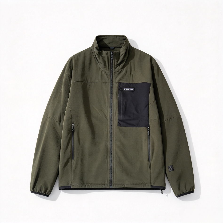 Patagonia R2 TechFace Fleece Softshell Jacket with Stand Collar