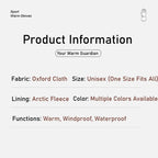 Thickened Winter Unisex Ski Gloves - Adult Hiking  E-Bike Use