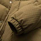 Men's Winter New Down Jacket - High-End Stand Collar Leather-Trim Pockets