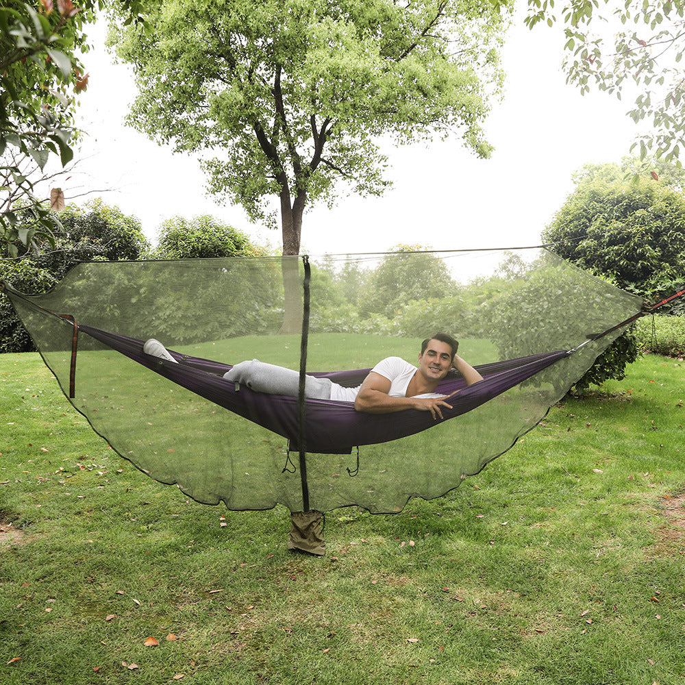 360‑Degree Anti‑Mosquito Net Hammock for Outdoor