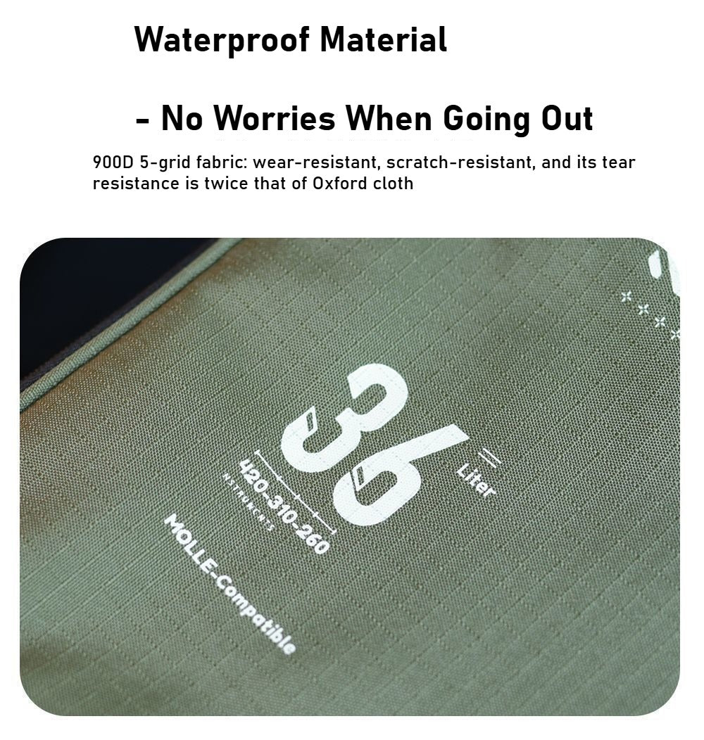 Camping tactical storage bag, outdoor with table board, portable sundries and equipment bag