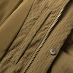 Men's Winter New Down Jacket - High-End Stand Collar Leather-Trim Pockets