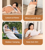 Portable Adult Fall Winter Sleeping Bag - Outdoor Thickened Warm Windproof Cold-Resistant for Car