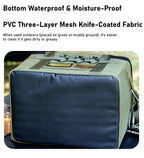 Camping tactical storage bag, outdoor with table board, portable sundries and equipment bag