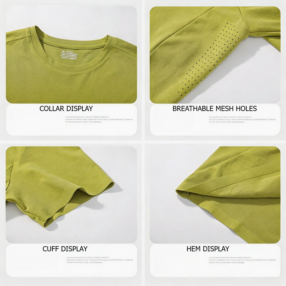 Unisex Solona Quick Dry Sports T‑Shirt Breathable Workout Athletic Tee