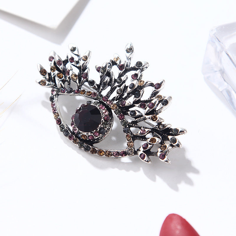 Alloy Demon Eye Brooch Clothing Accessories