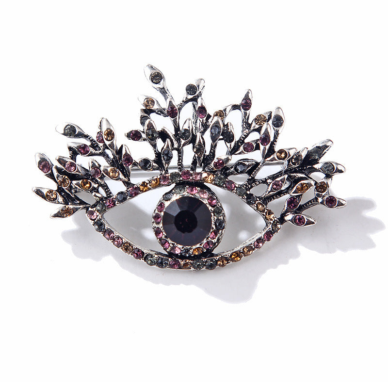 Alloy Demon Eye Brooch Clothing Accessories