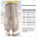 Boys Mesh Spliced Long Pants, Summer Lightweight Quick Dry Trousers