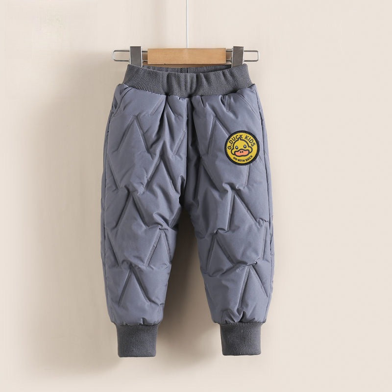 Kids' Winter New Padded Pants - Unisex Toddler Extra Thick Windproof Warm