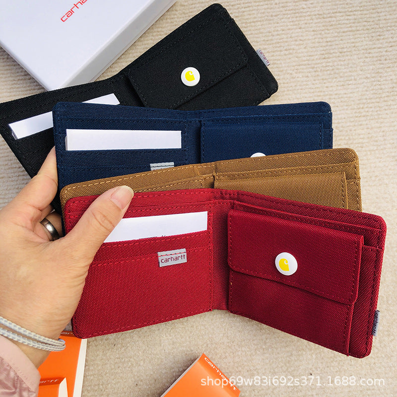 Carhart short wallet, waterproof fabric is strong and durable