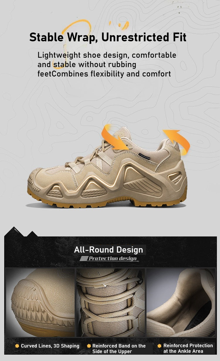 Durable Non-Slip Tactical Boots - Men's Russian-Style Hiking, Trekking Use