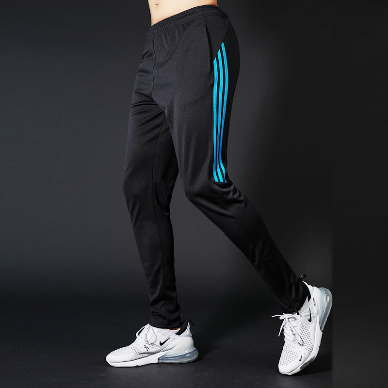 Basketball trousers men's casual trousers quick-drying trousers appearance trousers training trousers side three bars sports trousers football running trousers