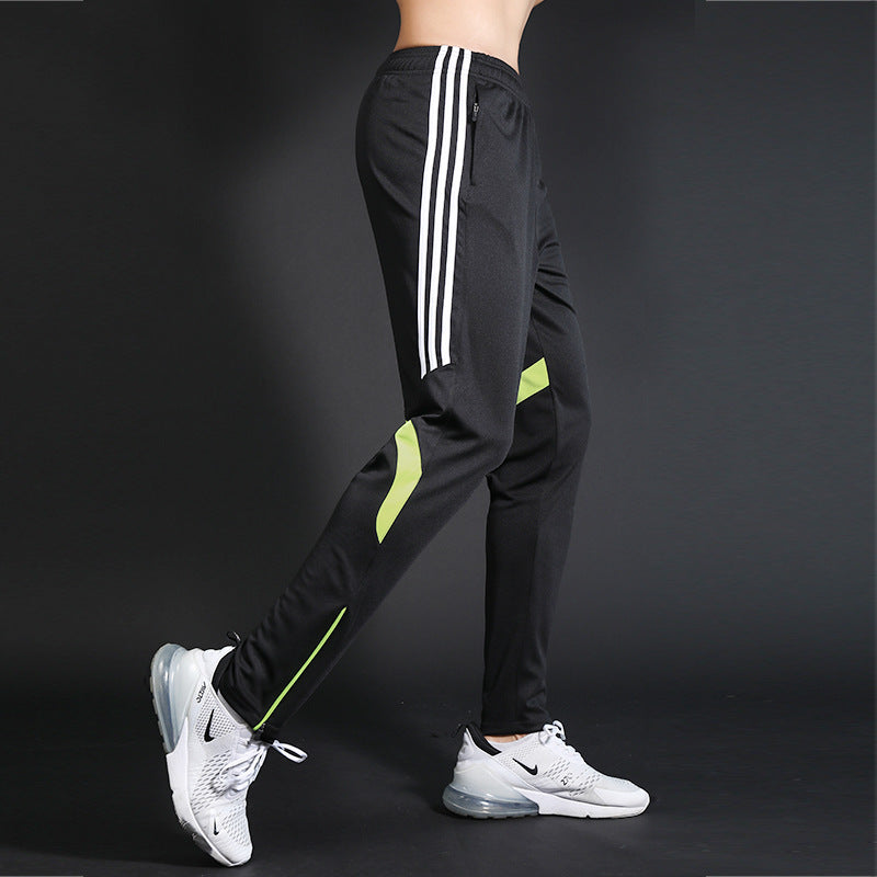 Basketball trousers men's casual trousers quick-drying trousers appearance trousers training trousers side three bars sports trousers football running trousers