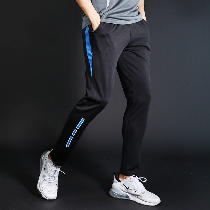 Basketball trousers men's casual trousers quick-drying trousers appearance trousers training trousers side three bars sports trousers football running trousers