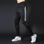 Basketball trousers men's casual trousers quick-drying trousers appearance trousers training trousers side three bars sports trousers football running trousers