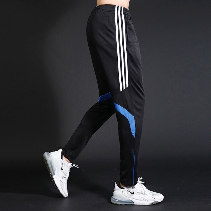 Basketball trousers men's casual trousers quick-drying trousers appearance trousers training trousers side three bars sports trousers football running trousers