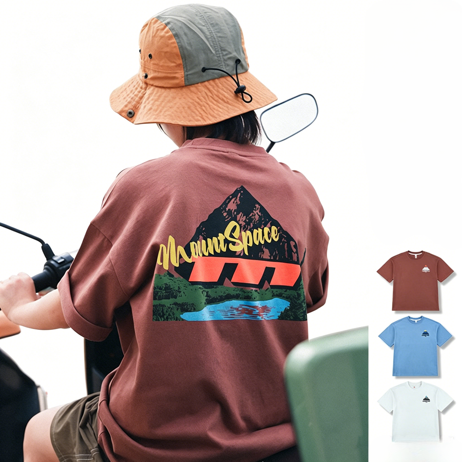 Boys' Mountain, Forest, and Lake Print T-Shirt