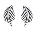 Nature Cast Metalworks Aspen Leaf Sterling Silver Post Earring